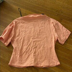 oversized pink shirt